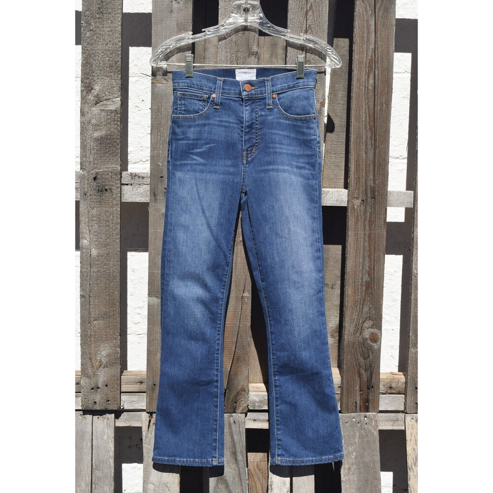 Caslon Kick Out Crop Medium Wash Denim Stretch Jeans Sz 24 / 00